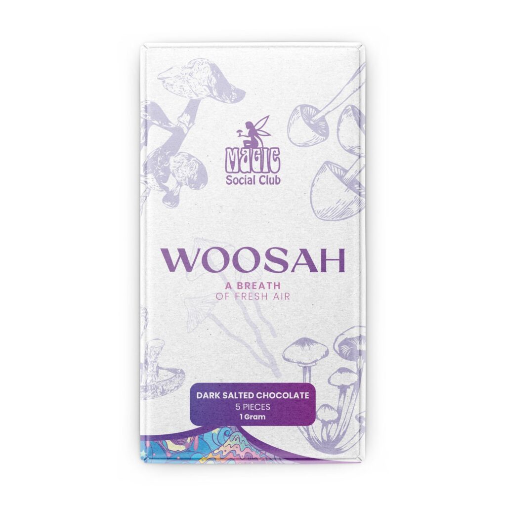 Woosah Dark Salted Chocolate — Zoomers Dispensary